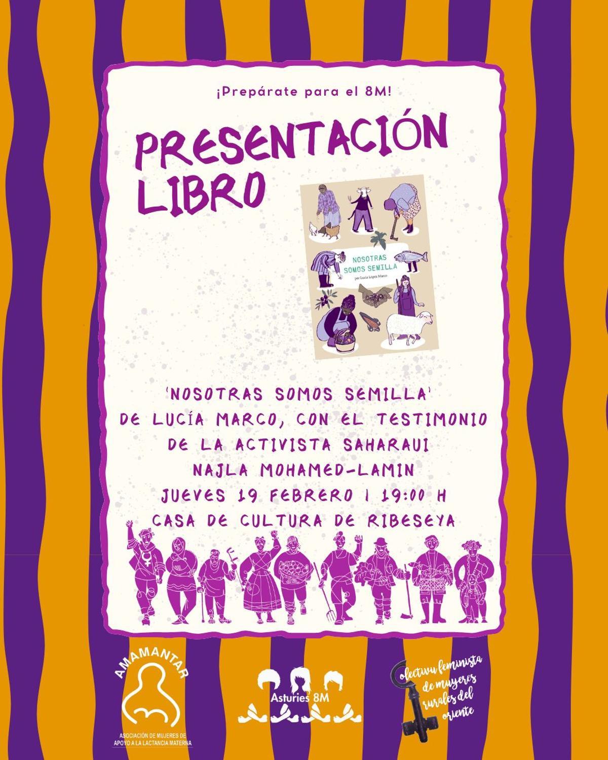 Cartel de la presentación.