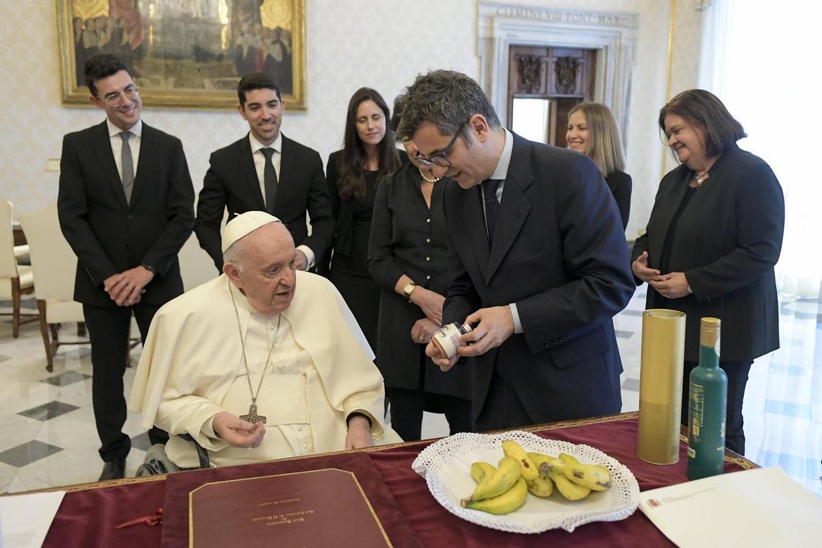 Bolaños se reúne con el Papa: Cuando el mundo lo gobiernan las buenas personas, nos va mejor a todos