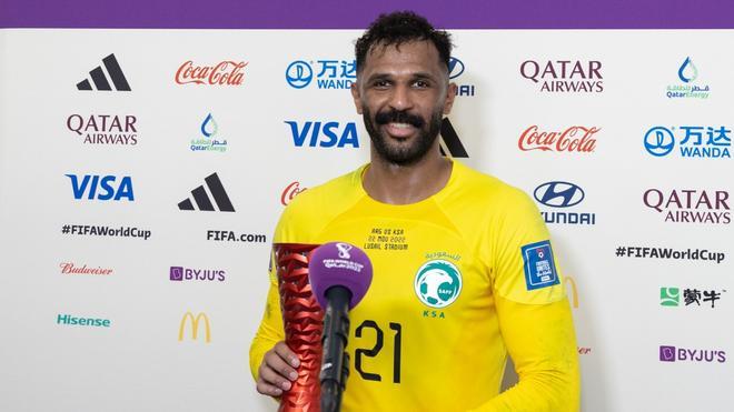 Mohammed Al-Owais, la gran figura de la primera sorpresa del Mundial en el Argentina 1 - 2.