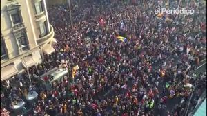 Concentració a Barcelona.