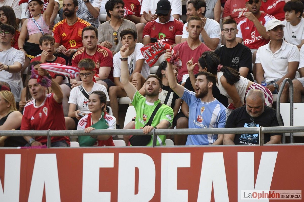 Así fue el encuentro del play off del Real Murcia y el Nástic en la lucha por el ascenso