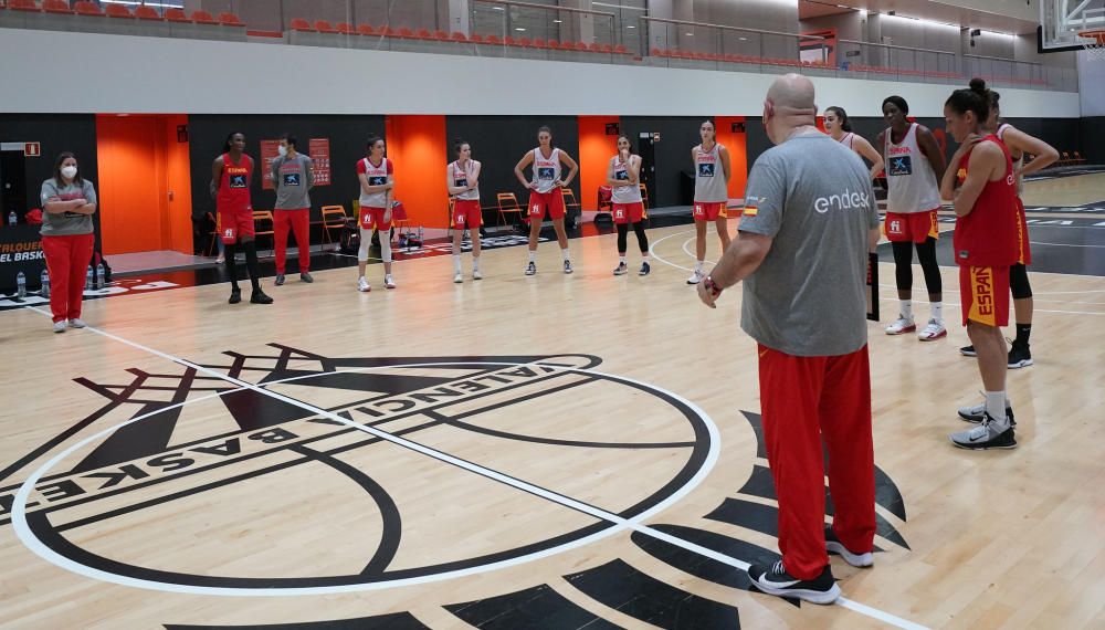 Selección española de baloncesto en Valencia