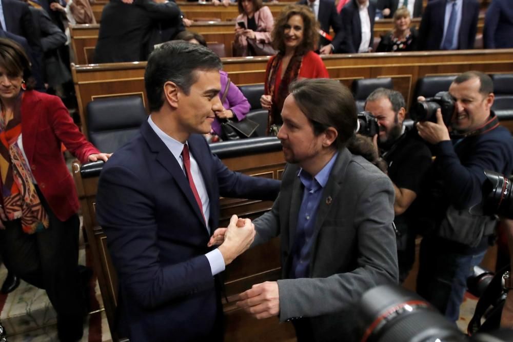 Investidura de Pedro Sánchez.