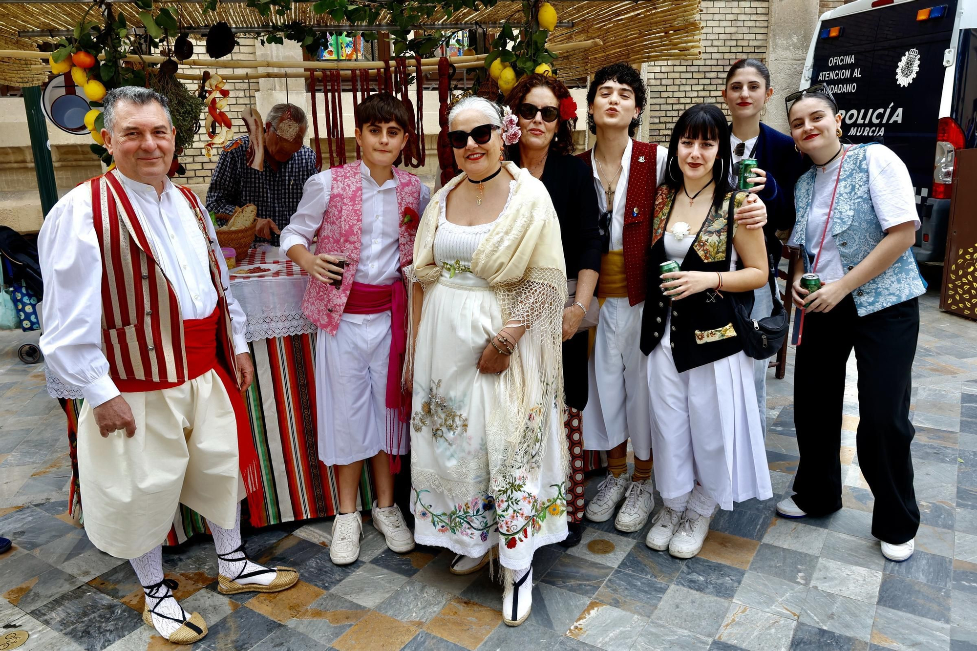 Ambiente en las calles de Murcia durante el Bando de la Huerta