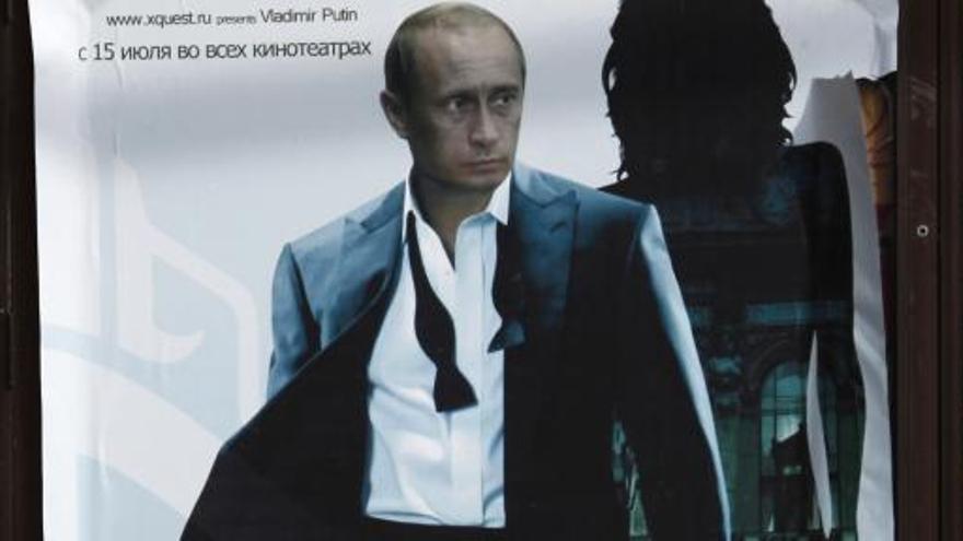 Publicidad en la que Putin aparece como James Bond