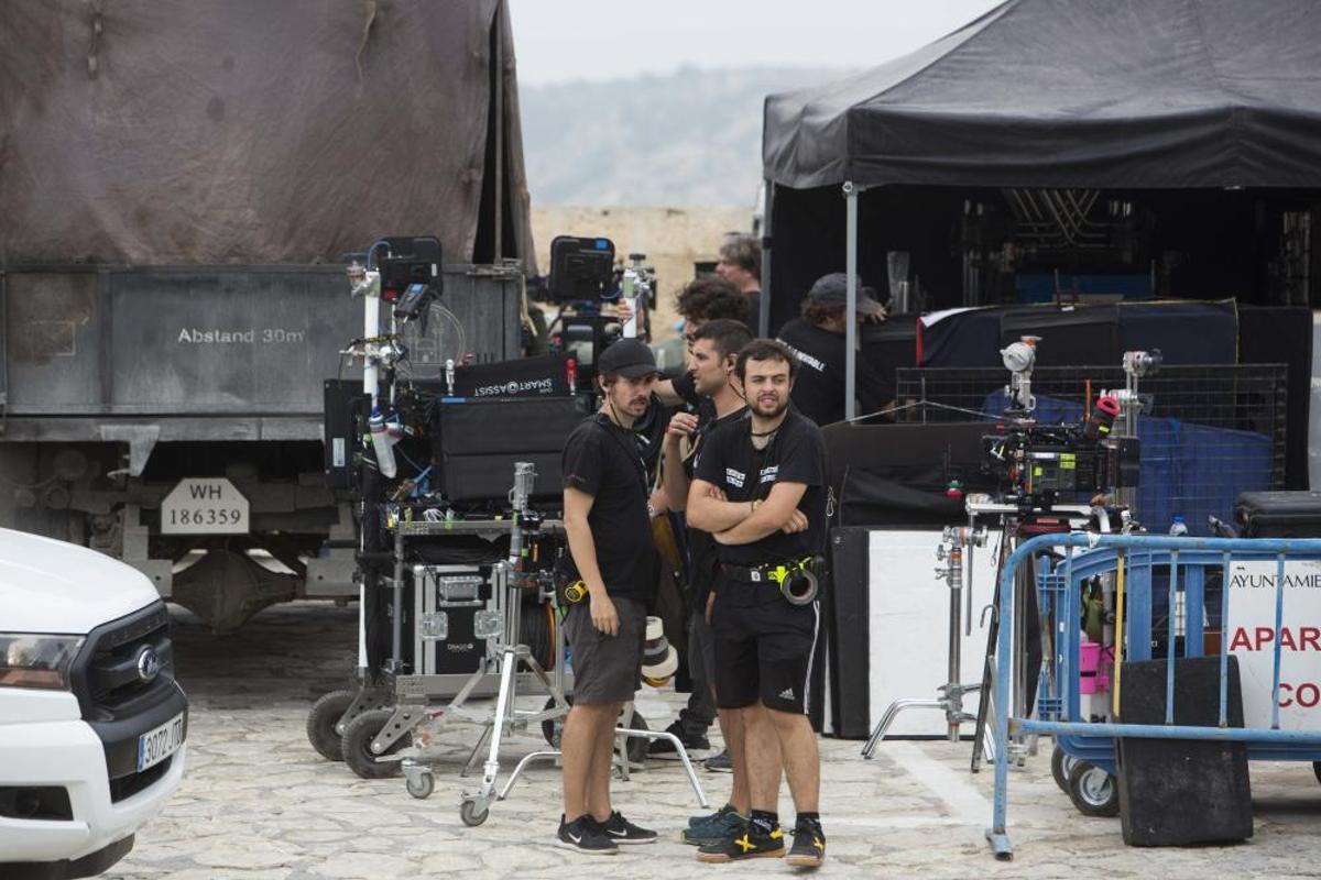 El Castillo de Santa Bárbara, escenario de una nueva serie de Movistar+