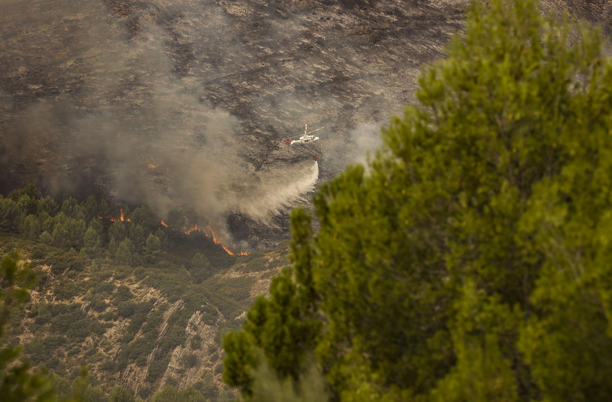 Desoladoras imágenes del incendio de Bejís