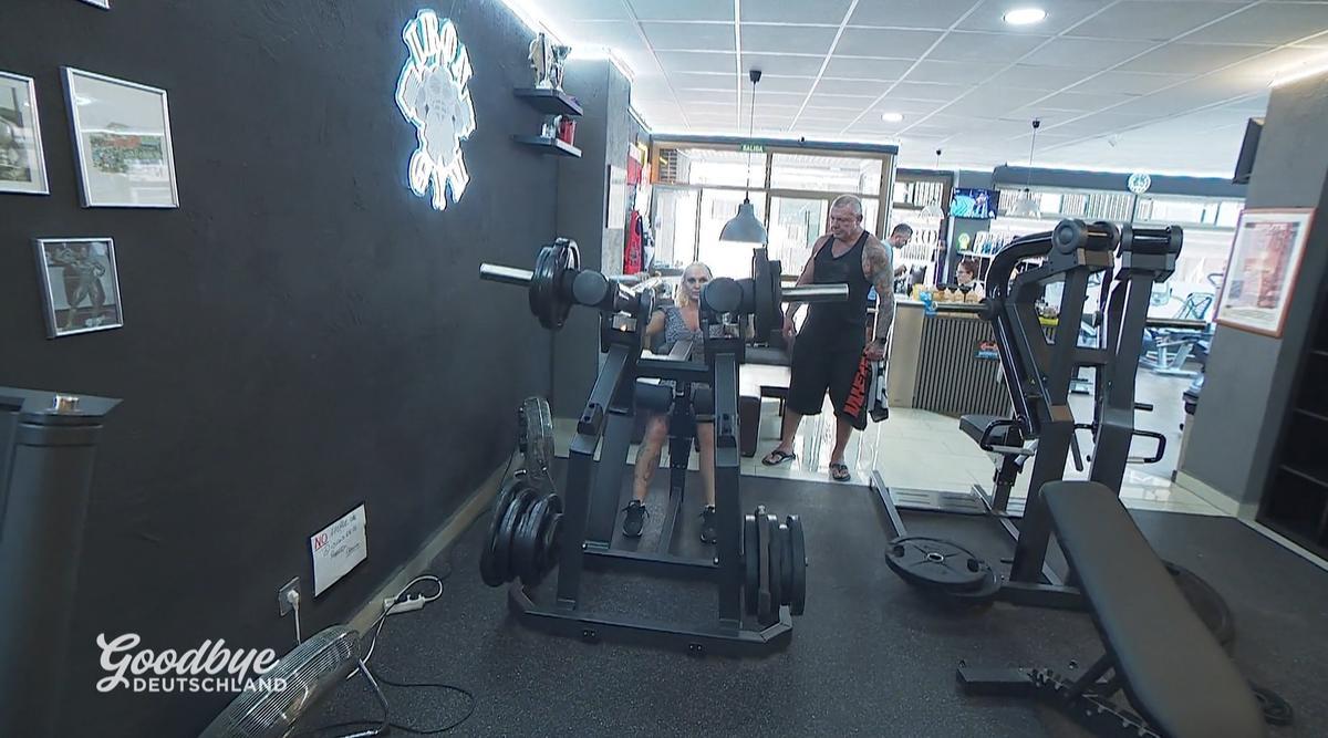 Caro Robens beim Training.