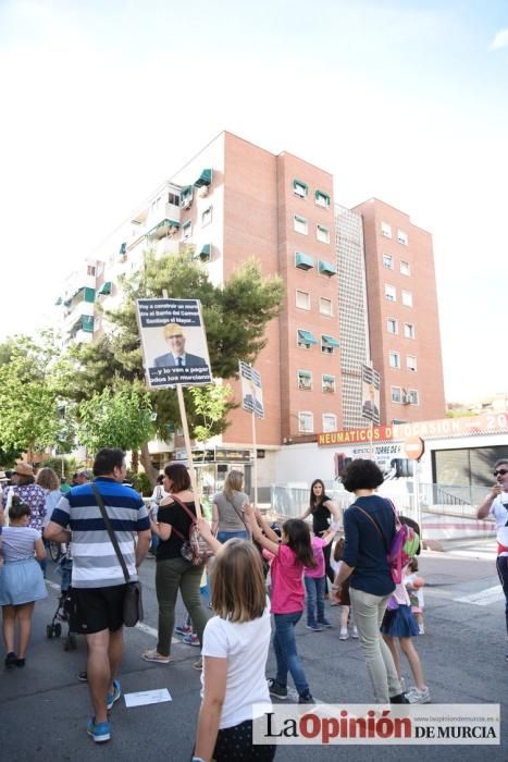 Manifestación por el Soterramiento en Murcia