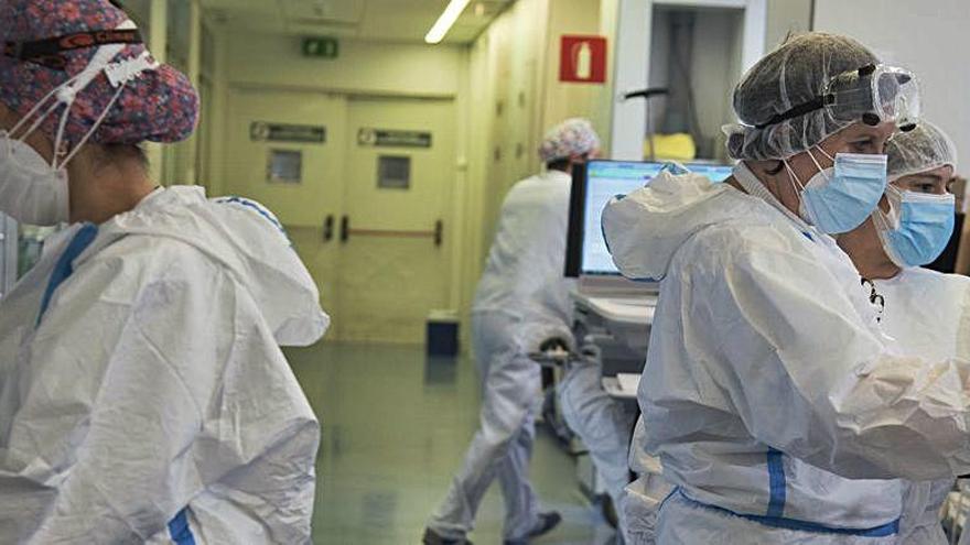 Treballs sanitaris durant la pandèmia de la Covid-19, a Manresa