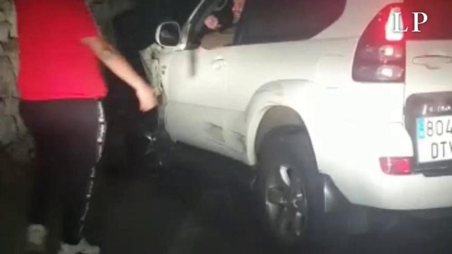 Un conductor produce daños en varios coches en Canarias