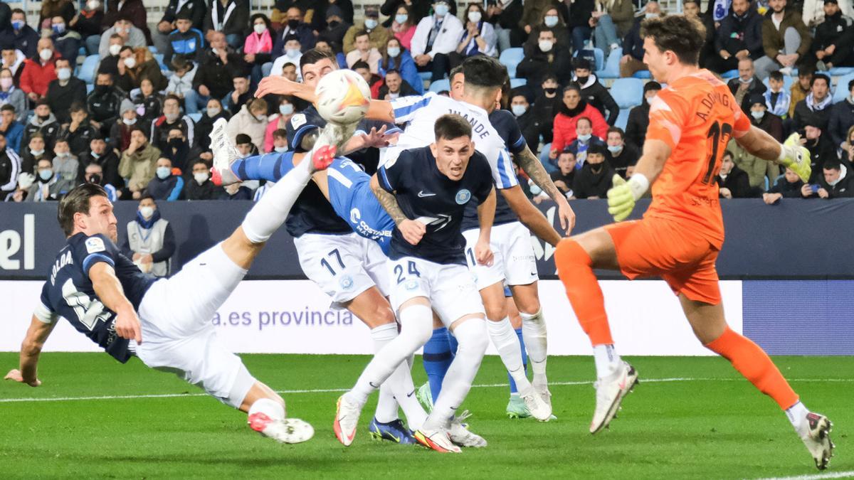 Las imágenes del Málaga CF - UD Ibiza.