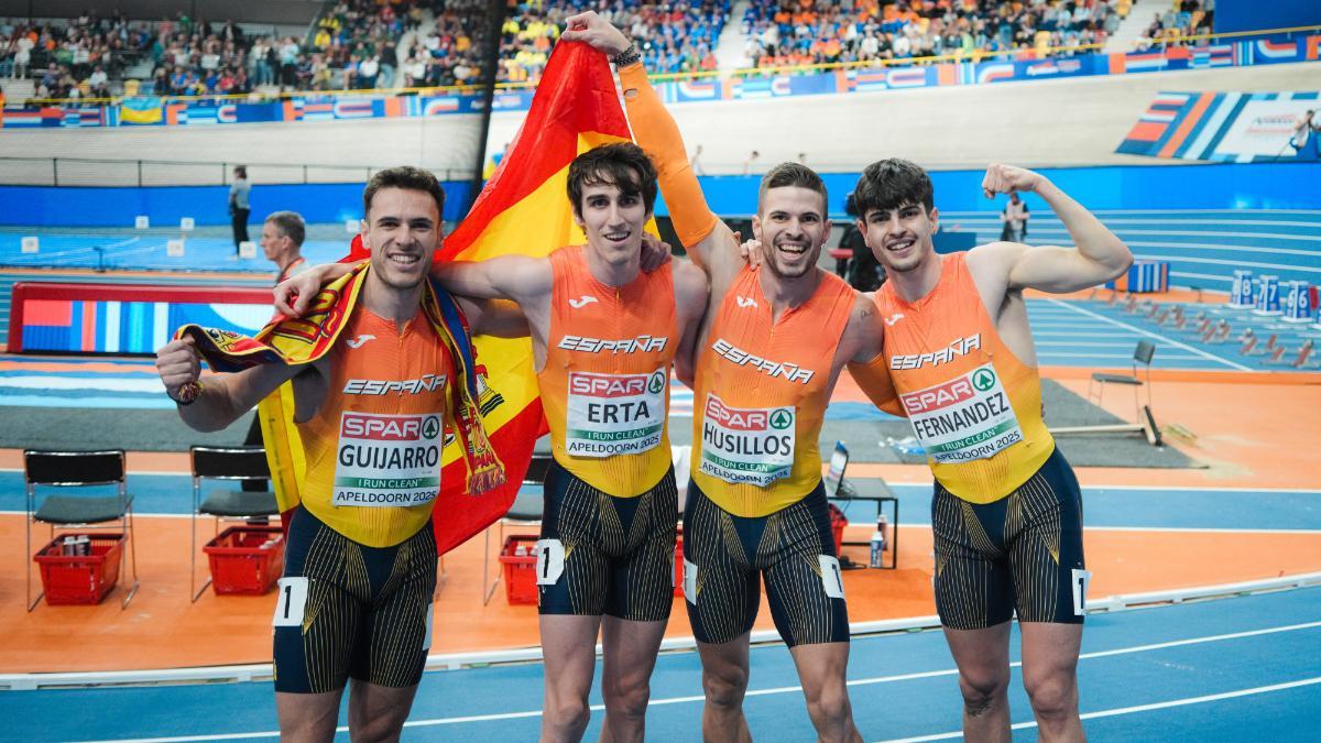 El cuarteto español celebra la plata