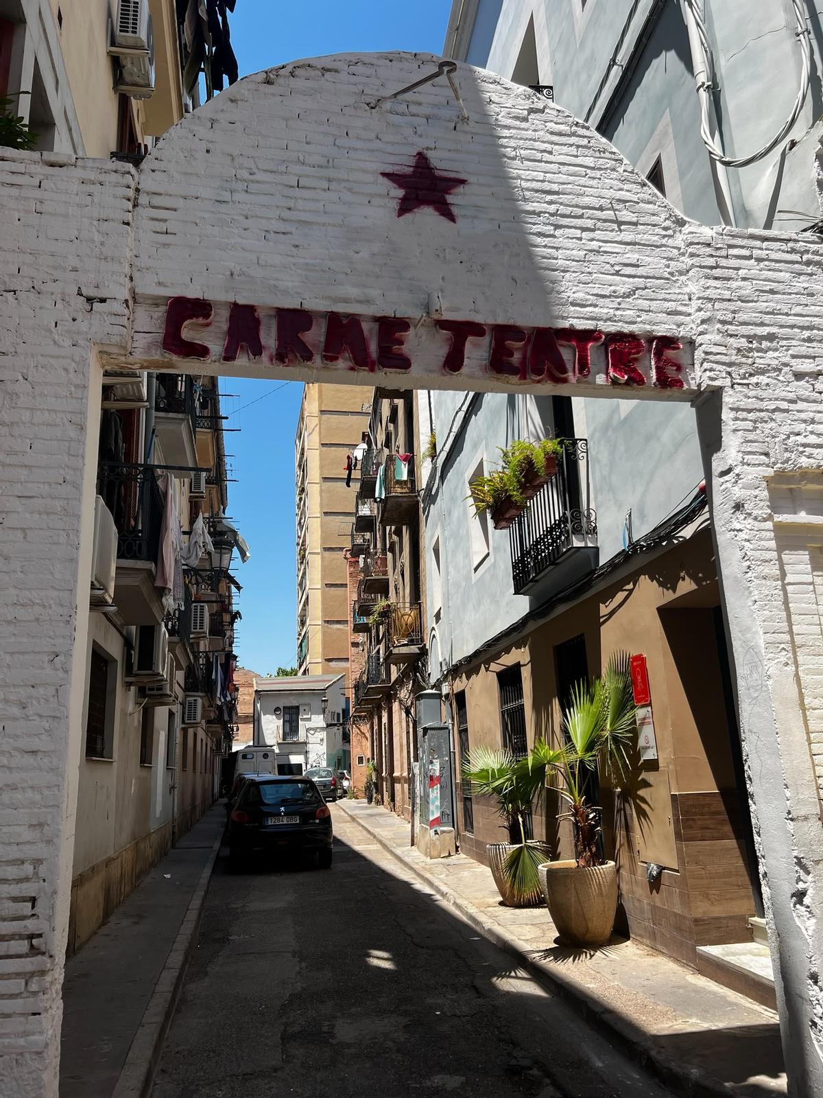 La calle Gutenberg de València también se verá afectada por el PAI del Carmen La calle Gutenberg de València también se verá afectada por el PAI del Carmen