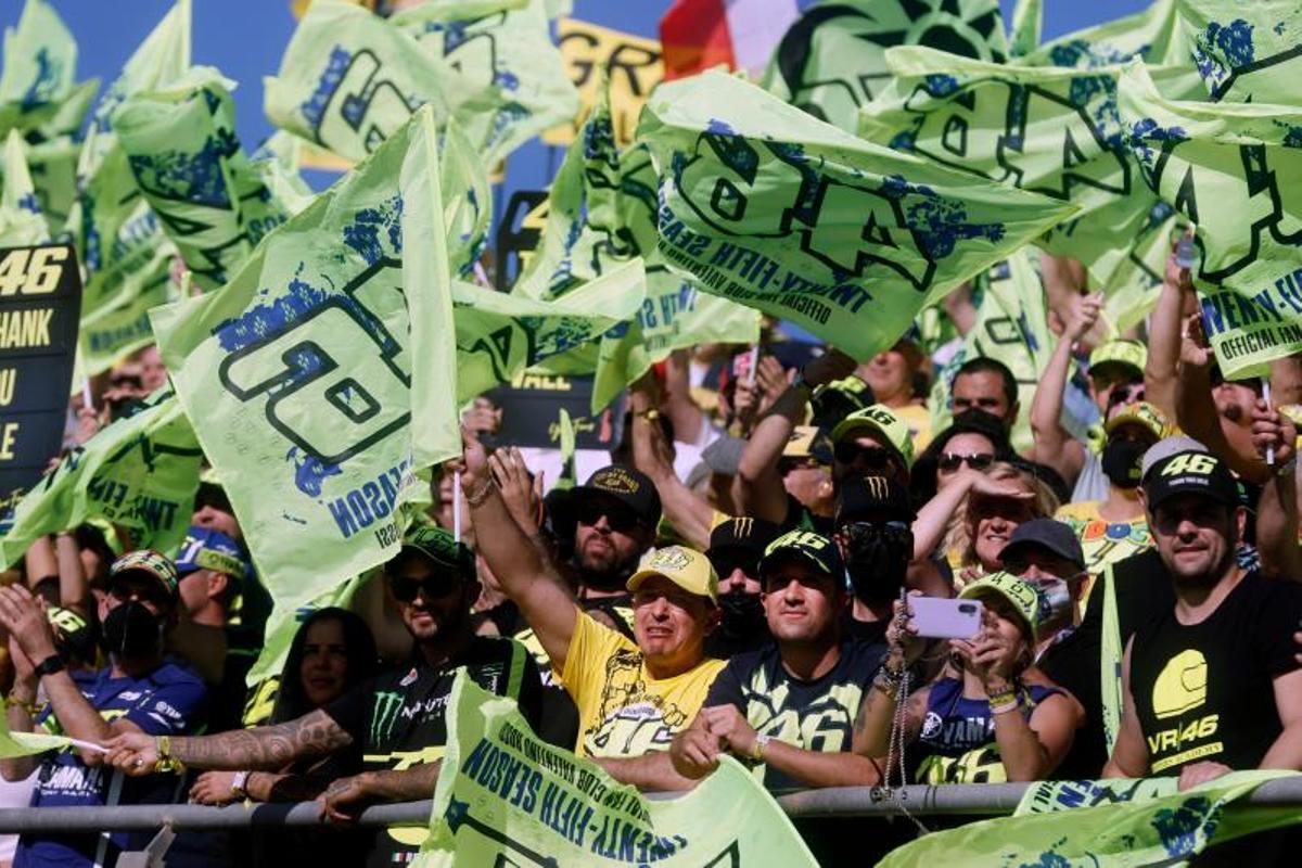 Las mejores imágenes de la despedida de Valentino Rossi Las mejores imágenes de la despedida de Valentino Rossi