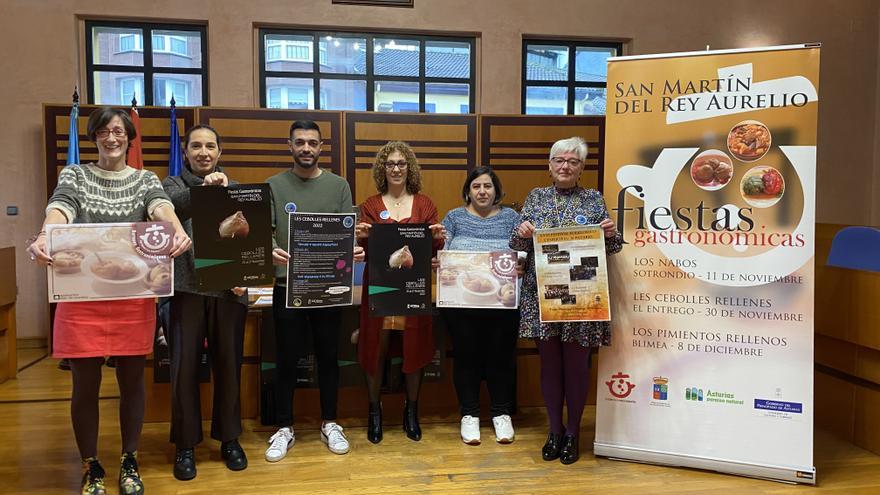 El Entrego ya calienta fogones para les Cebolles rellenes: veinte restaurantes participarán en la fiesta gastronómica