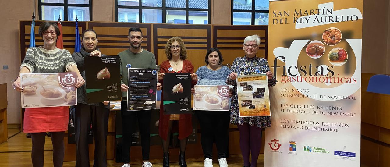 La presnetación de la fiesta de les cebolles rellenes.