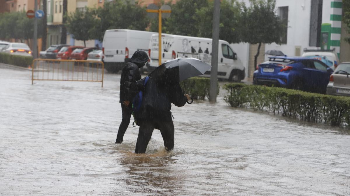 Las imágenes de las lluvias en la provincia de Valencia