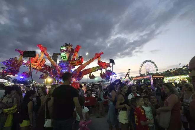 La inauguración de las atracciones de la Feria de Murcia en La Fica, en imágenes