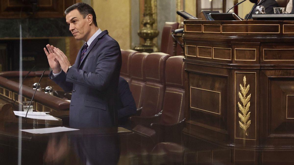 Pedro Sánchez, en el Congreso.