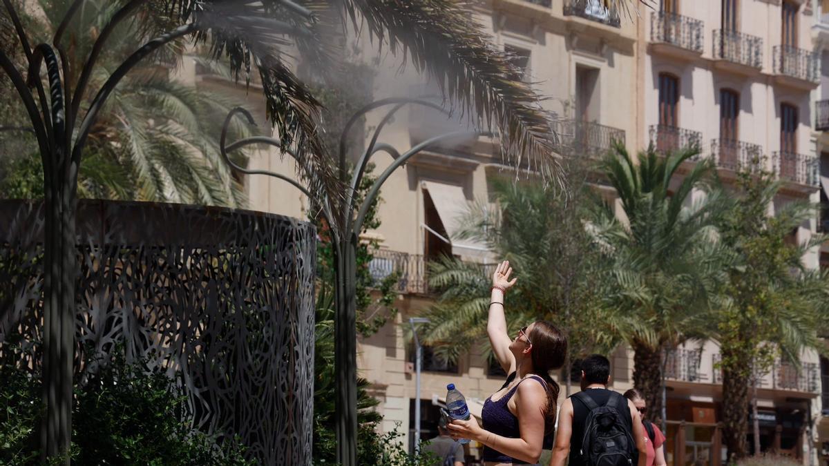 Calor en el centro de València