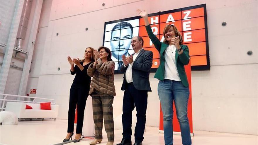 Los candidatos aragoneses abren la campaña hablando más de España que de Aragón
