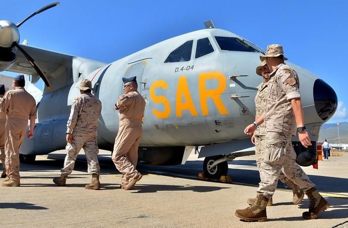 06/03/2019 BASE AEREA DE GANDO, TELDE. Acto de despedida del personal de 11º Contingente del Destacamento Grappa. (SAR). SANTI BLANCO