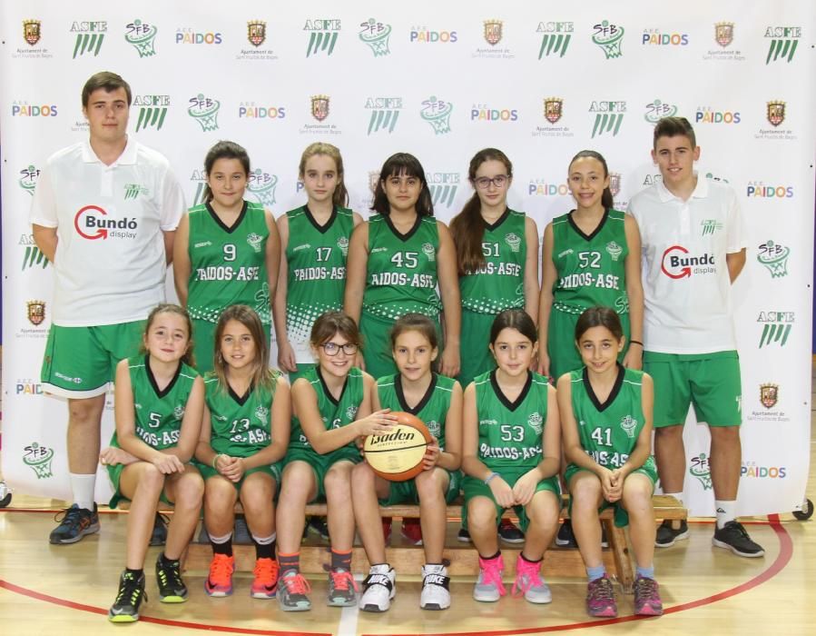 El teu equip. ASFE, Paidos i Escola de Bàsquet San