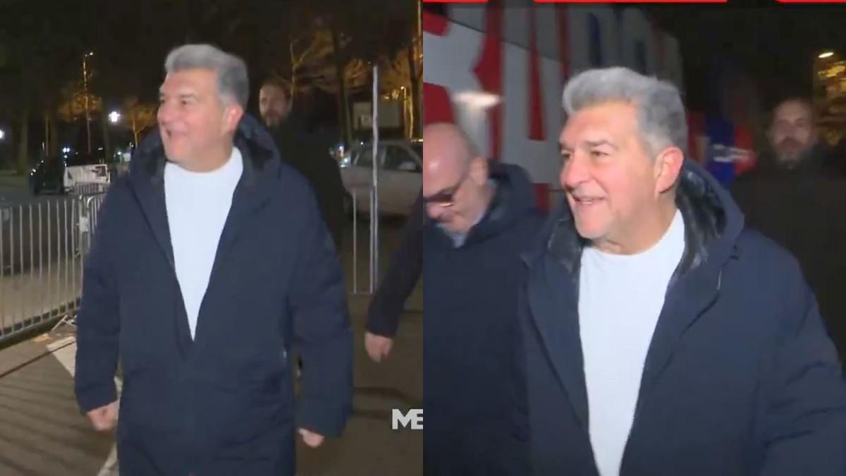 Laporta, en Dortmund: "Seguimos con la moral alta"