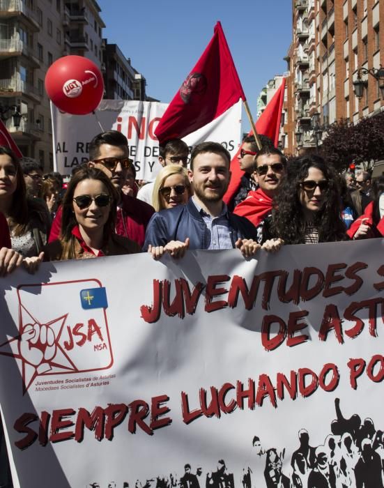 Manifestación del Primero de Mayo en Oviedo