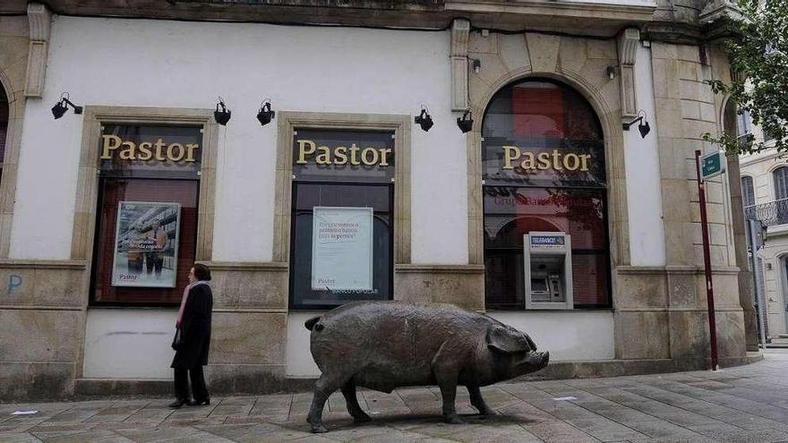 Oficina de Banco Pastor en Lalín.