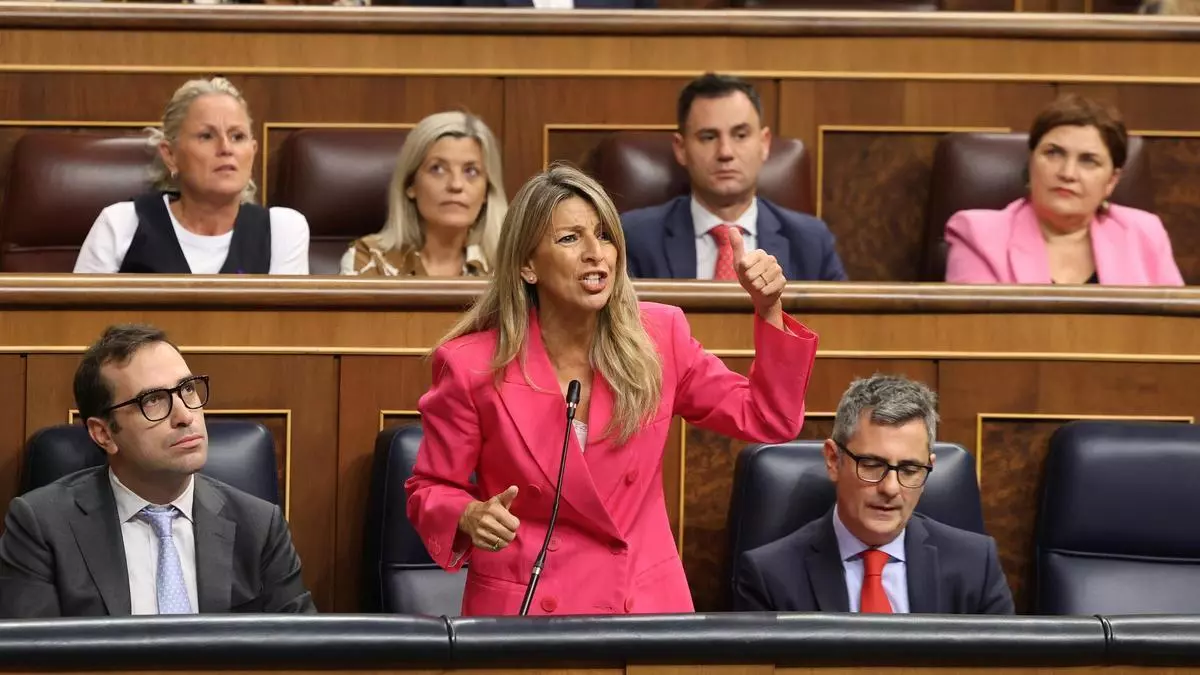 Yolanda Díaz, al PP: "Su voto en contra va a permitir que se desahucie a la gente. Rectifiquen y sean útiles para España"