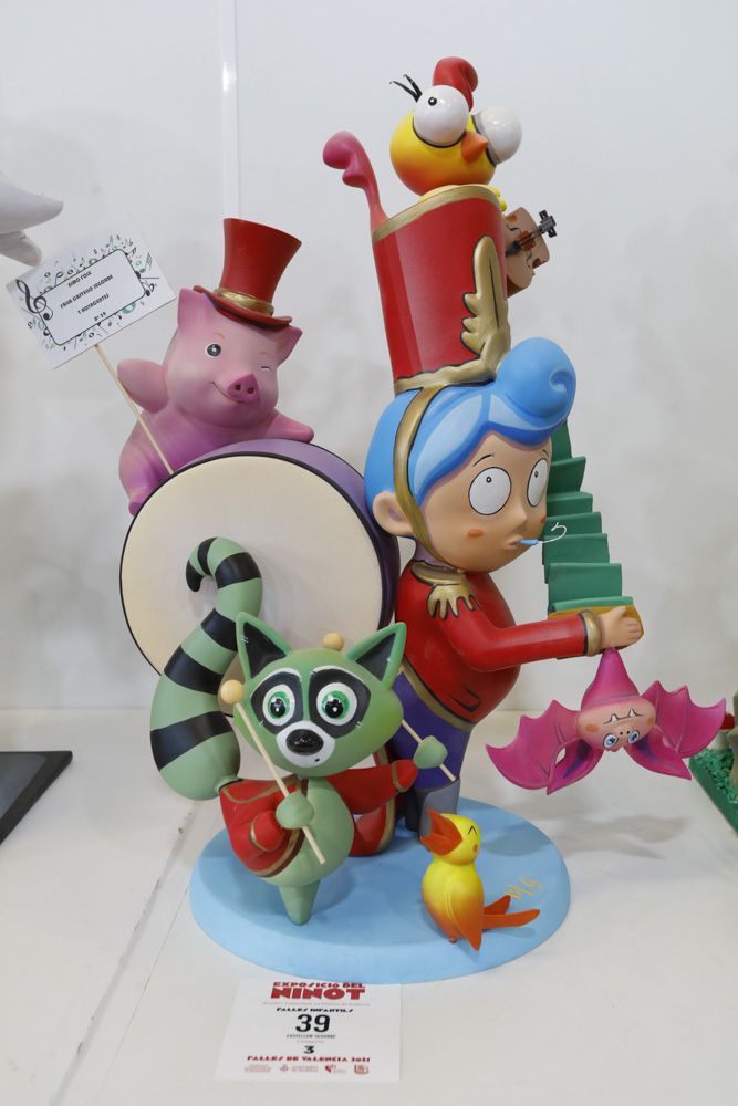 Fallas 2021: Ninots de las secciones Especial a Tercera (infantiles).