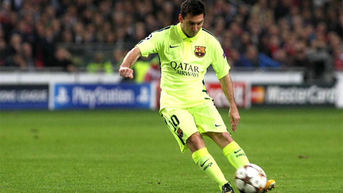 Messi es el único jugador del top'5 de goleadores que ha marcado todos sus goles europeos con el mismo equipo