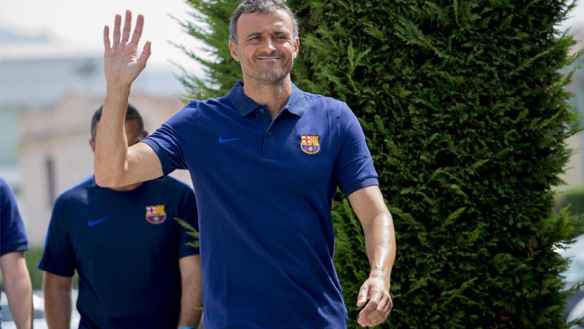 Luis Enrique Martínez, entrenador del FC Barcelona