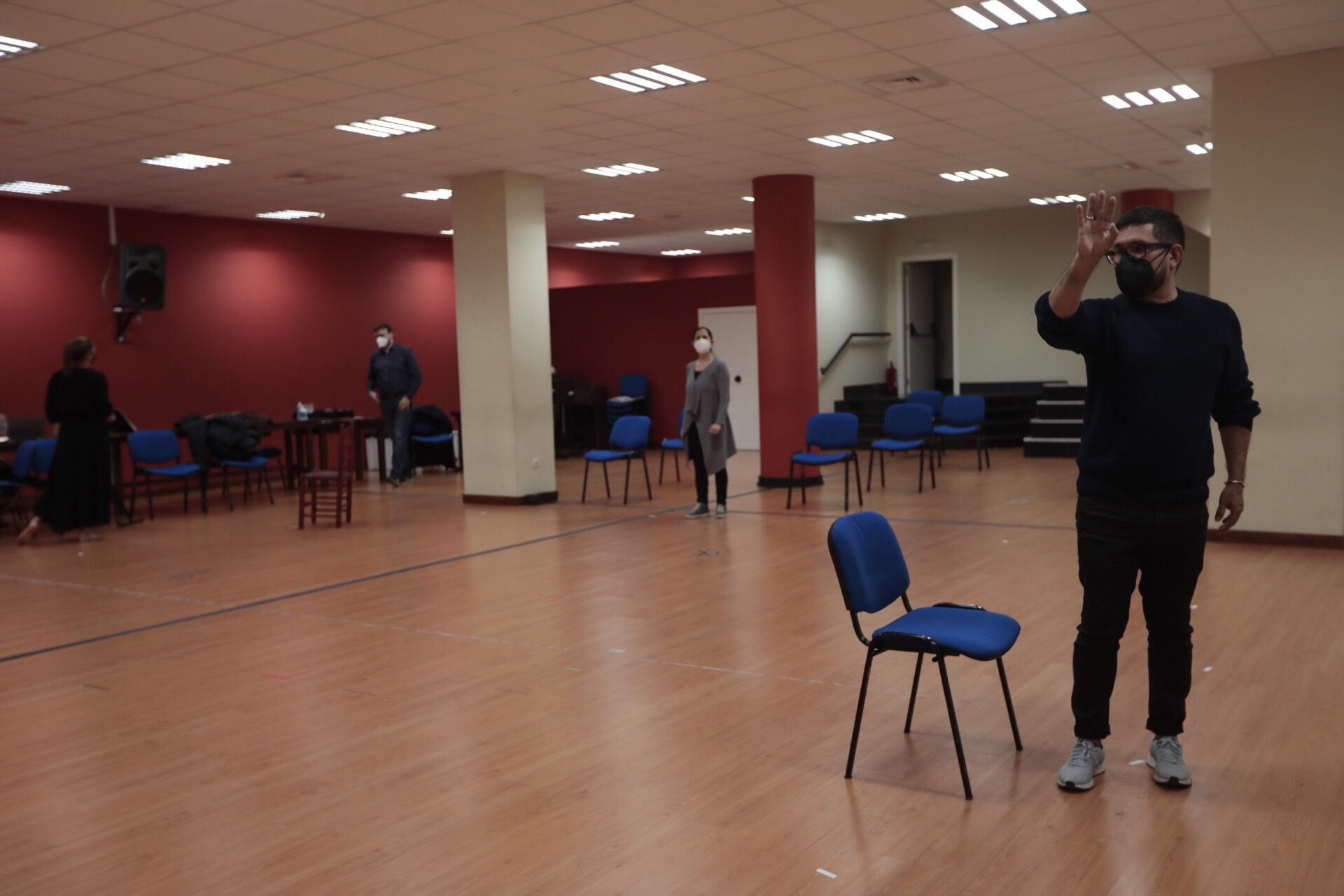 Ensayo de la Zarzuela de Oviedo