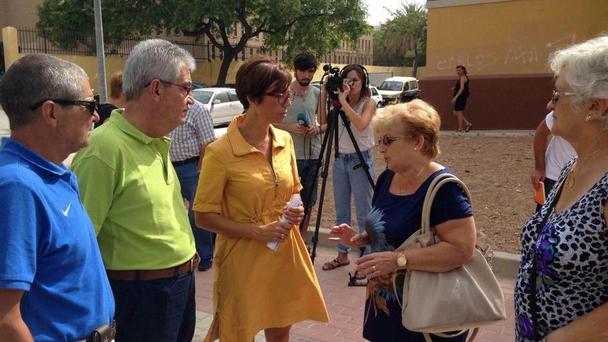 María Gámez, portavoz del PSOE en el Ayuntamiento, ayer.