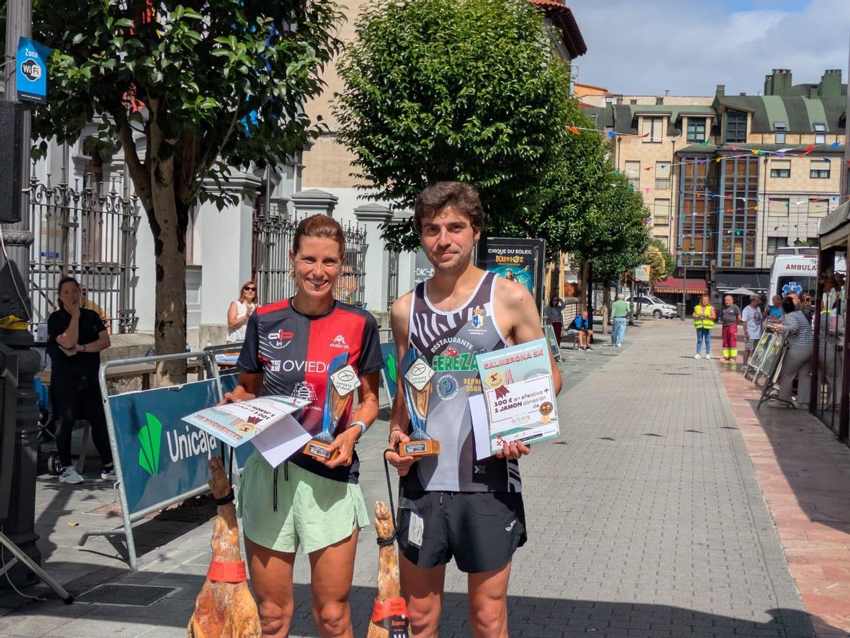 Los vencedores de la II Carrera Salmerona 5K