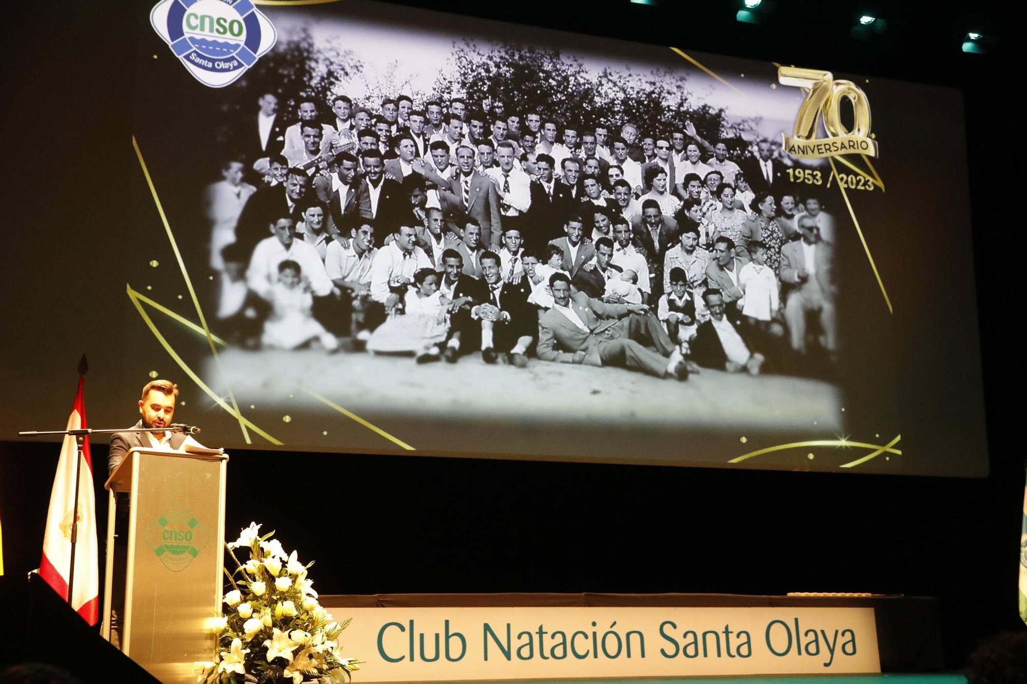 Así fue la gala por los 70 años del Club de Natación Santa Olaya (en imágenes)