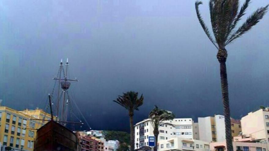 El temporal se deja notar con fuerza en La Palma