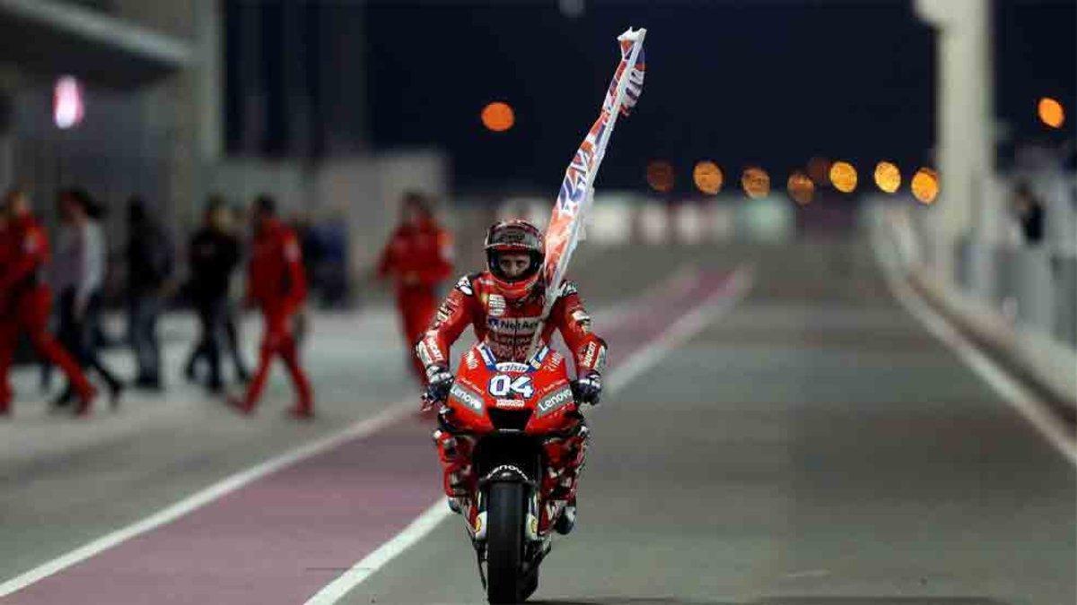 Dovizioso ganó la prueba de MotoGP en Catar