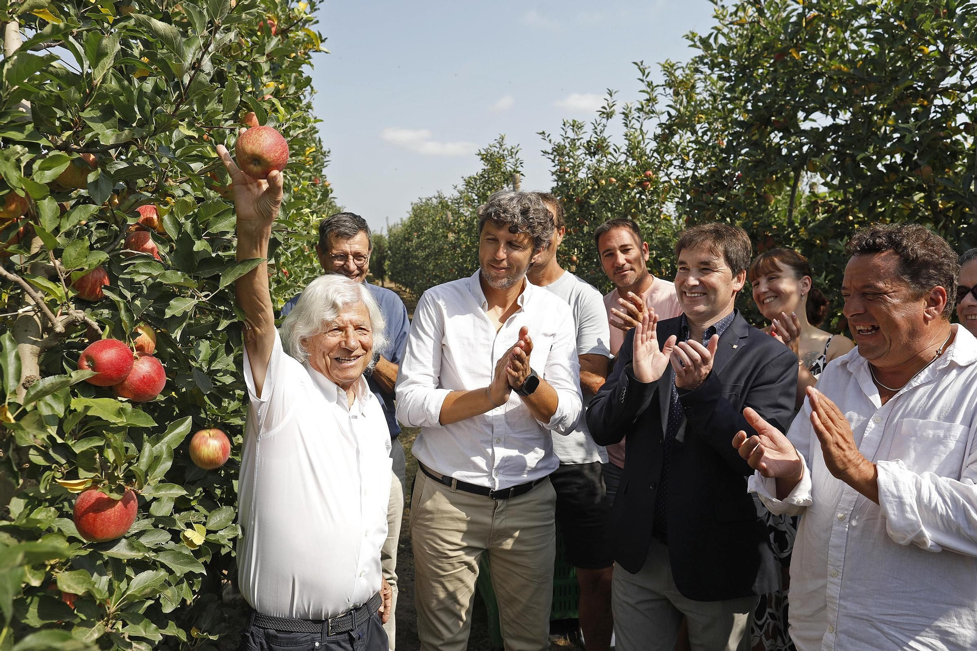 Les fotos de la presentació de l&#039;acte d&#039;inici de la collita de la Poma de Girona
