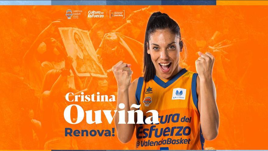 Cristina Ouviña seguirá de taronja