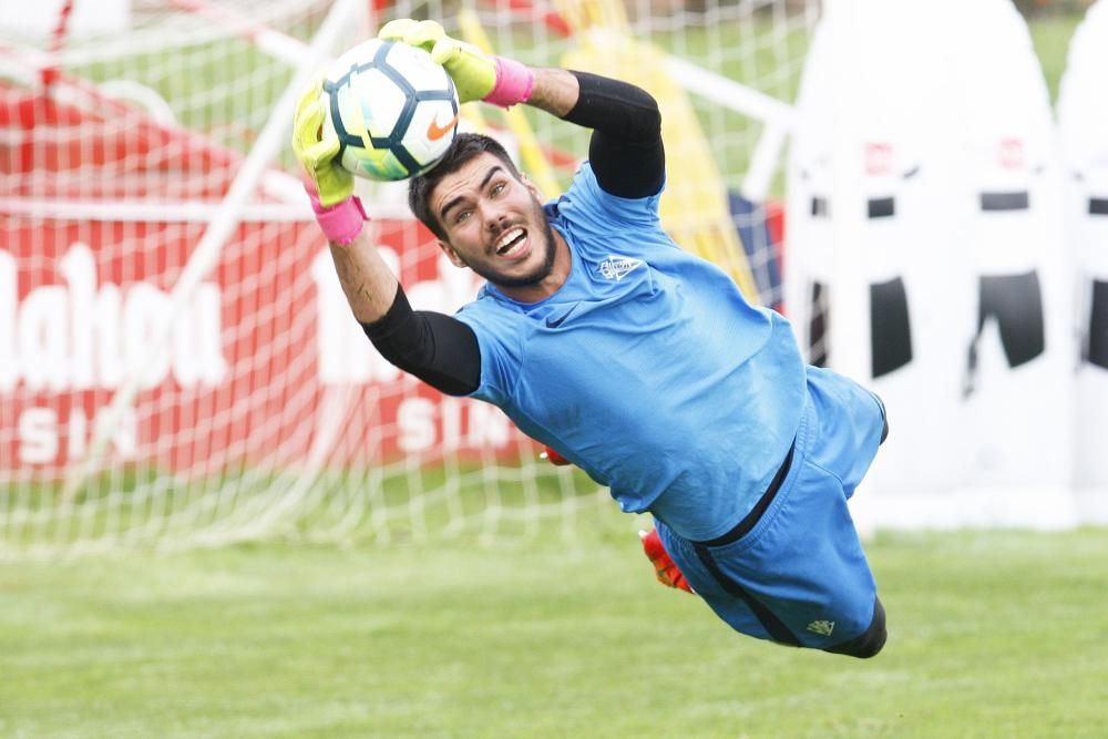 Entrenamiento del Sporting 03/10/2017