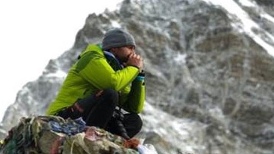 L&#039;alpinista Ferran Latorre en una imatge del documental |
