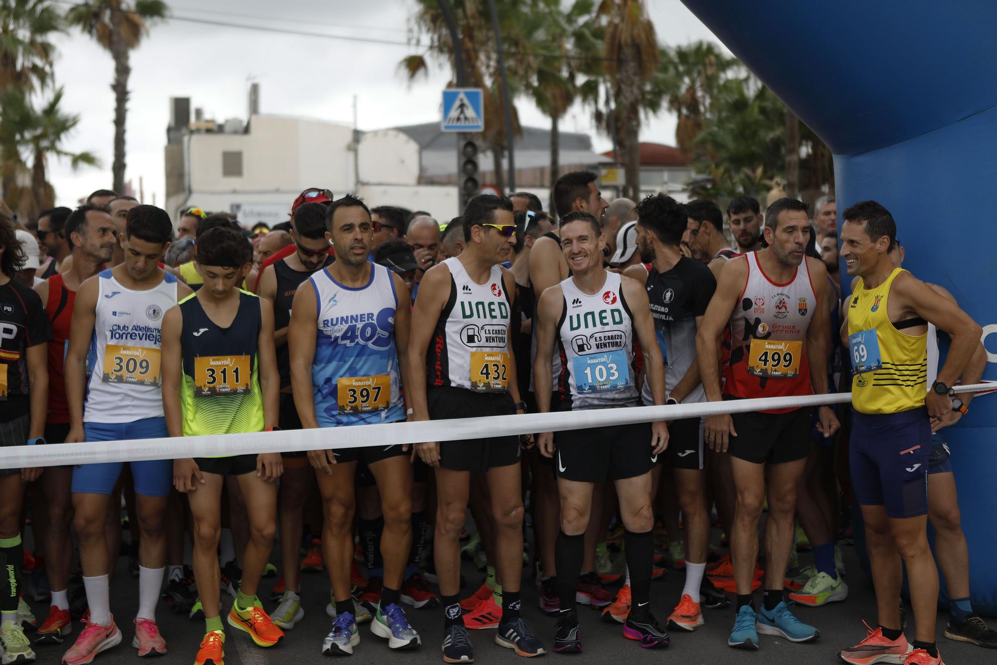 La media maratón Paraíso Salado de San Pedro del Pinatar, en imágenes