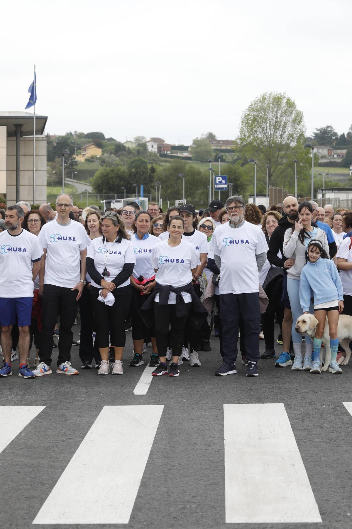 EN IMÁGENES: marcha conmemorativa del 50.º aniversario del HUSA, de Avilés EN IMÁGENES: marcha conmemorativa del 50.º aniversario del HUSA, de Avilés