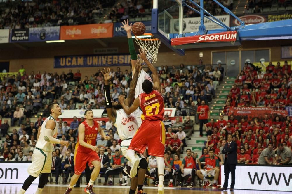 Baloncesto: El UCAM Murcia - Sevilla, en fotos