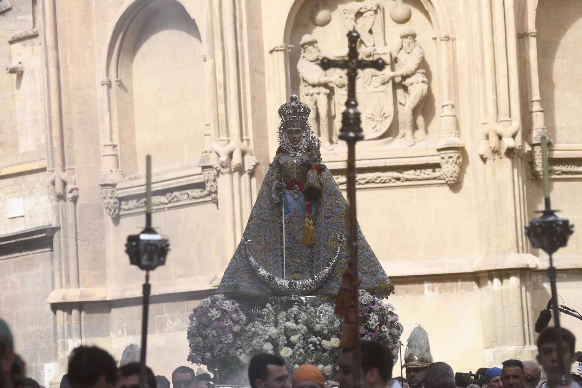 Misa huertana y procesión con la Virgen de la Fuensanta en el Bando de la Huerta