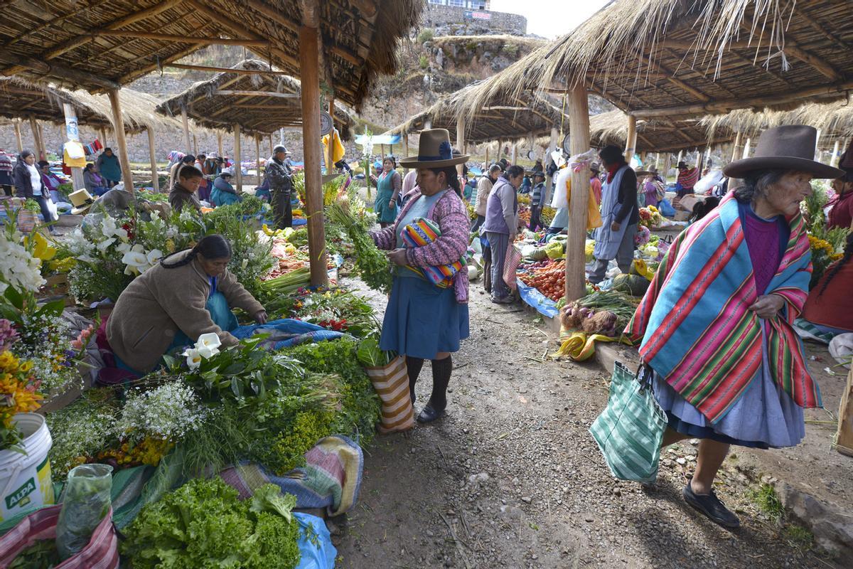 Mercado en la Chinchero